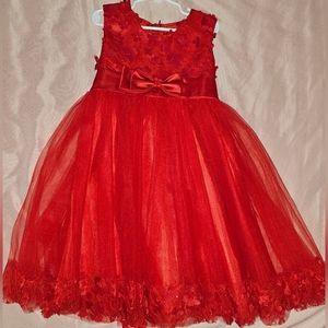 Boutique girls red dress size 8